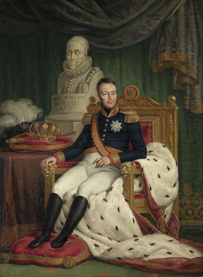 Mattheus Ignatius van Bree Portrait of William I, King of the Netherlands china oil painting image